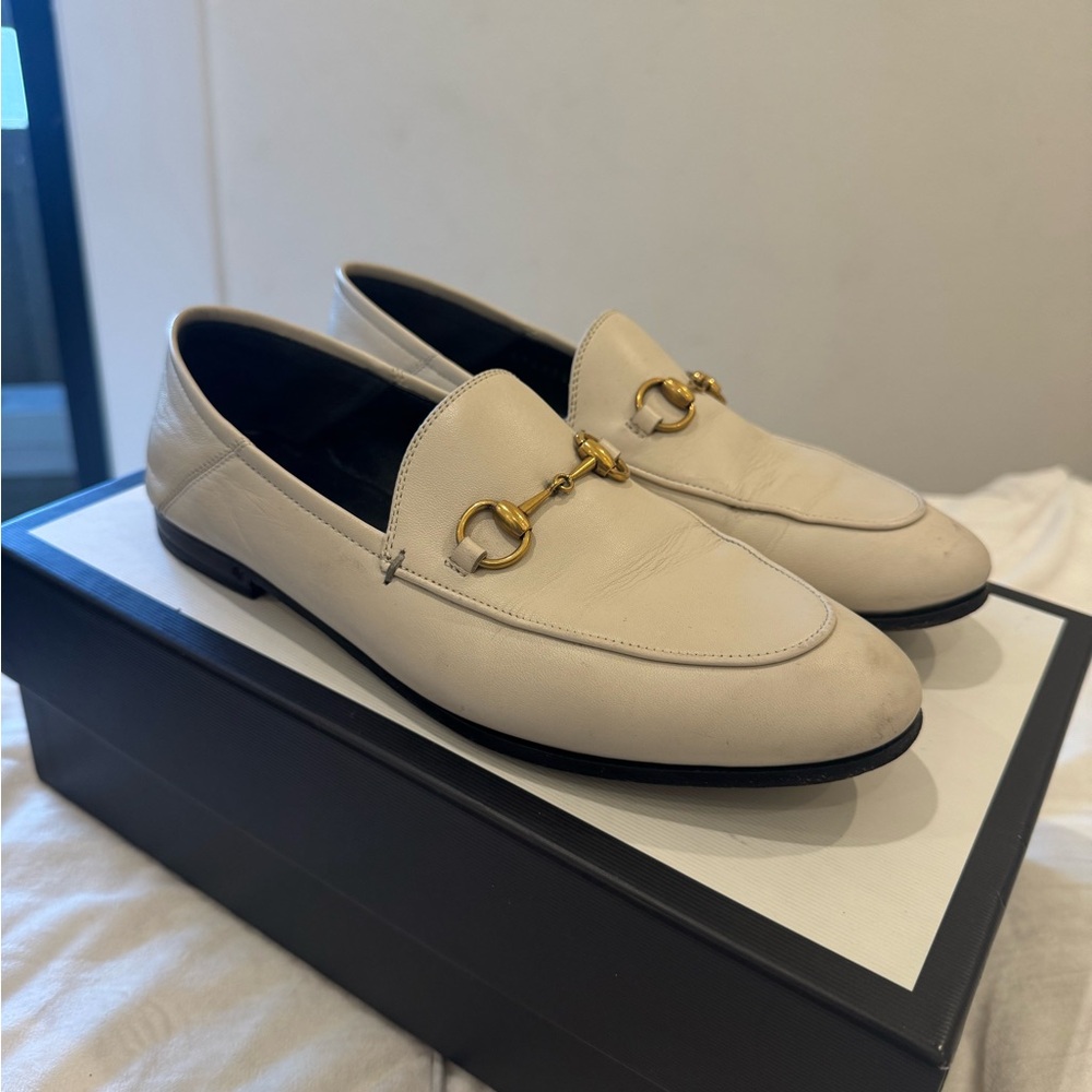 Gucci Brixton Leather Loafers